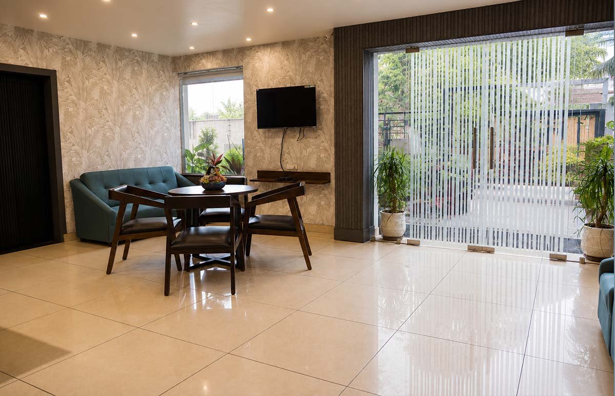 Lounge seating area